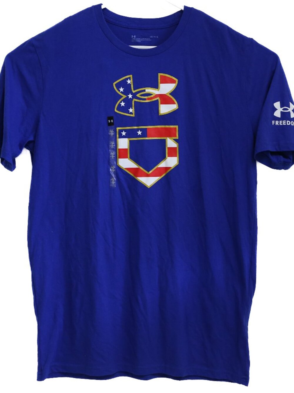 Under Armour Mens UA Freedom Baseball Short Sleeve T-Shirt Size L New With Tags